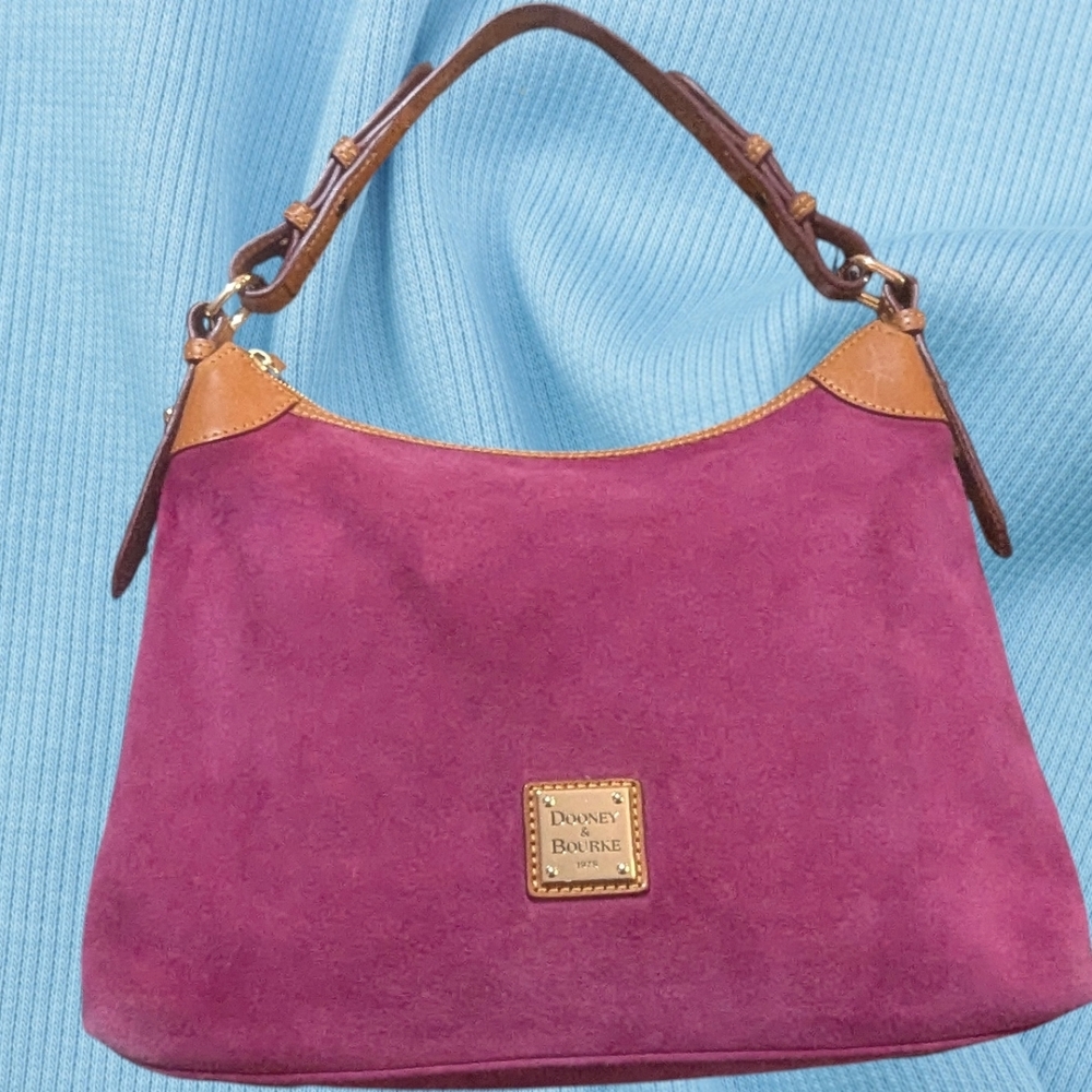 Dooney & Bourke Purple Suede Women's Bag